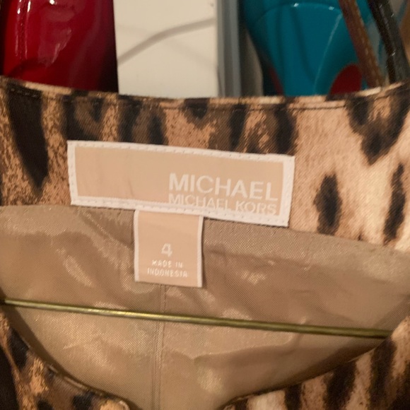 Michael Kors zip up leopard dress - Picture 3 of 7